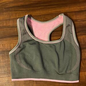 Reversible Two Way Sports Bra NEW - No Tags Pink and Gray No Tags - Reebok